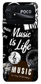 Чехол на Xiaomi Poco C40 Music is Life фото 1 из 1