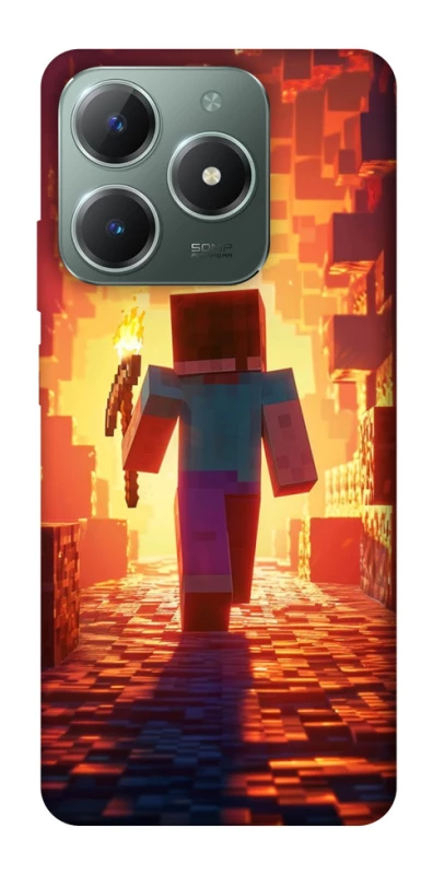 Чохол на Realme C61 Minecraft adventure фото 1 з 1