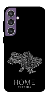 Чохол на Samsung Galaxy S23 FE Ukraine black map фото 1 з 1