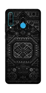 Чехол на Huawei P30 lite Черный ковер фото 1 из 1