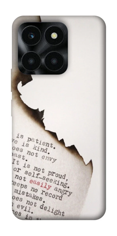 Чехол на Huawei Honor X6a Стихи фото 1 из 1