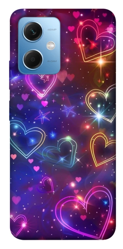 Чохол на Xiaomi Poco X5 5G Drawn hearts фото 1 з 1