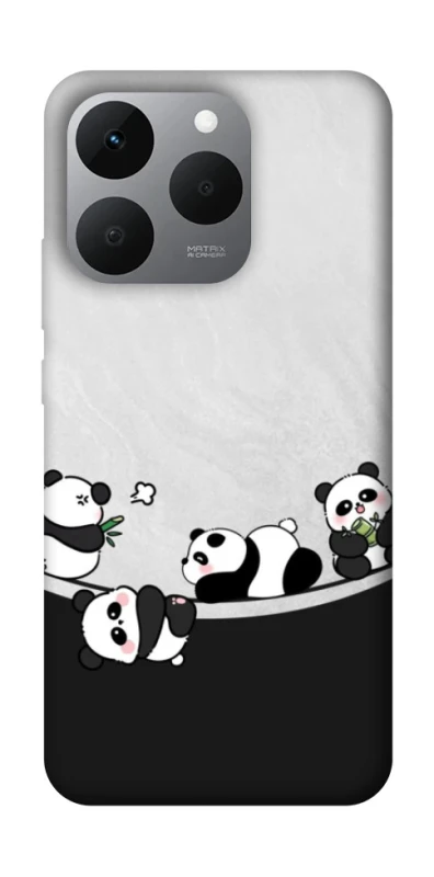 Чехол на Realme 15T Four pandas фото 1 из 1