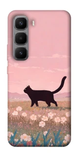 Чехол на Infinix Hot 60 Pro+ cat on a field фото 1 из 1