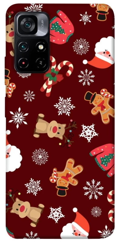 Чехол на Xiaomi Poco M4 Pro 5G Новогодний v6 фото 1 из 1