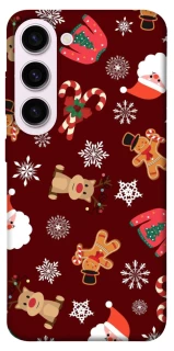 Чехол на Samsung Galaxy S23+ Новогодний v6 фото 1 из 1