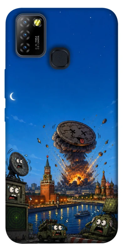 Чохол на Infinix Hot 10 Lite Moscow never sleeps ver.8 фото 1 з 1