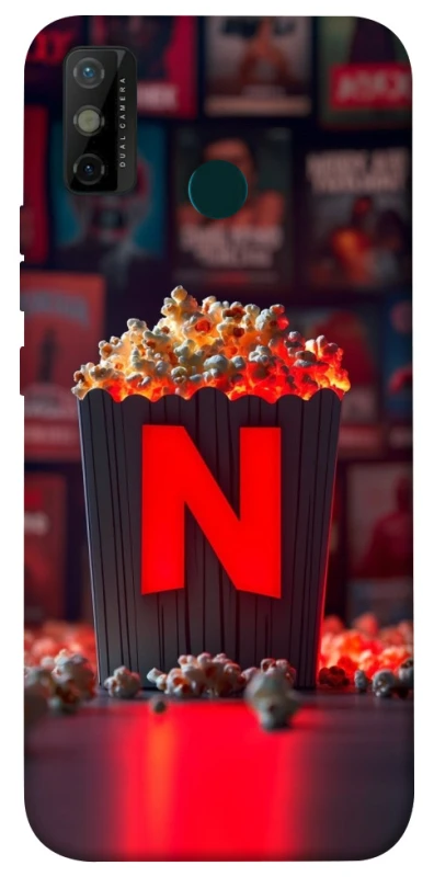 Чохол на TECNO Spark 6 Go Netflix and popcorn фото 1 з 1