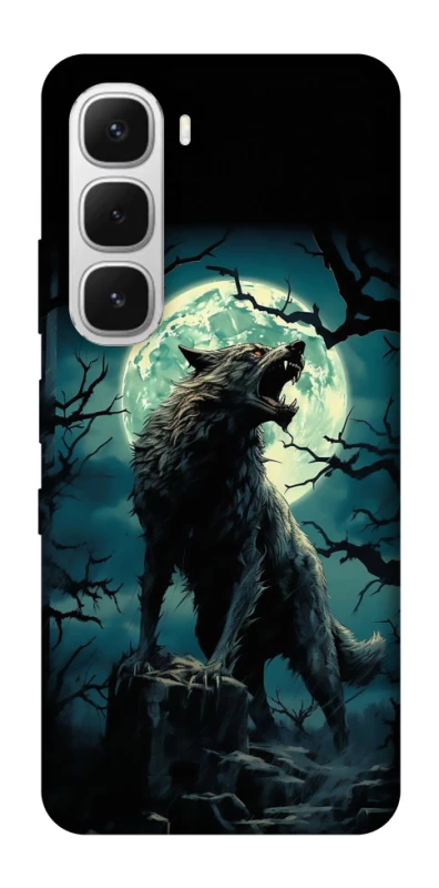 Чохол на Infinix Hot 60i Вовк під місяцем фото 1 з 1