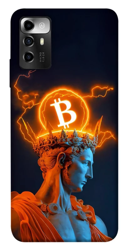 Чохол на ZTE Blade A72 Bitcoin God фото 1 з 1