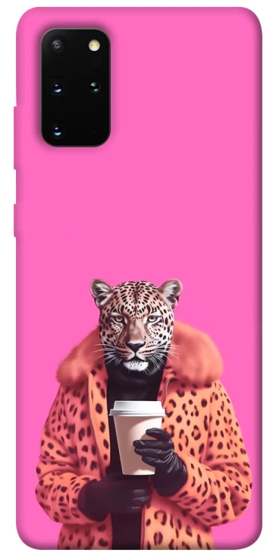 Чехол на Samsung Galaxy S20+ Леопард с кофе фото 1 из 1