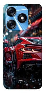 Чехол на TECNO Spark 10 Red sports car фото 1 из 1