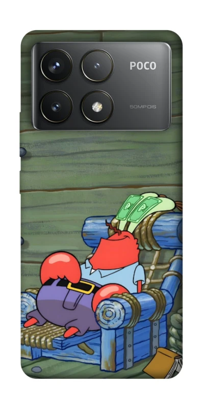 Чехол на Xiaomi Poco F6 Pro Mr.Krabs фото 1 из 1