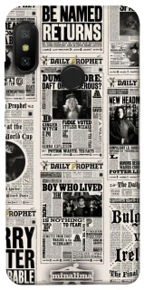 Чохол на Xiaomi Mi A2 Lite / Xiaomi Redmi 6 Pro Harry Potter newspaper фото 1 з 1
