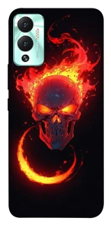 Чехол на Infinix Hot 12 Play Blood Skull фото 1 из 1