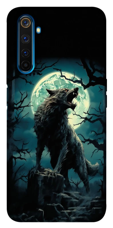Чохол на Realme 6 Pro Вовк під місяцем фото 1 з 1