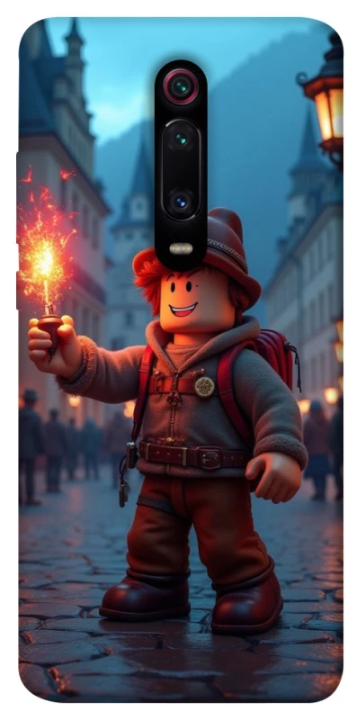 Чохол на Xiaomi Redmi K20 / K20 Pro / Mi9T / Mi9T Pro Roblox Fire Logo Blue Flames фото 1 з 1