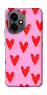 Чехол на Honor 400 Red hearts 2 фото 1 из 1