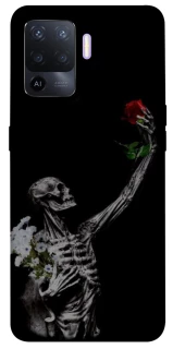 Чехол на Oppo A94 Skeleton vs Rose фото 1 из 1