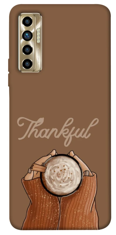 Чохол на TECNO Camon 17P Thankful coffee фото 1 з 1