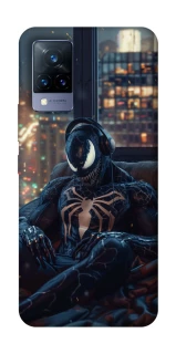 Чехол на Vivo V21 Venom earphones фото 1 из 1