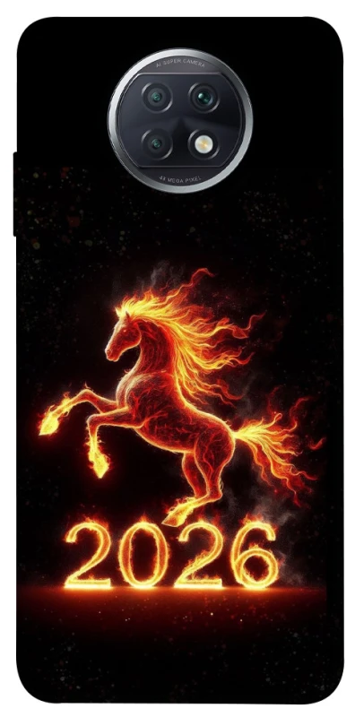 Чохол на Xiaomi Redmi Note 9 5G / Note 9T Red Fire Horse ver.1 фото 1 з 1