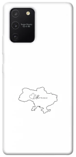 Чехол на Samsung Galaxy S10 Lite Ukraine map фото 1 из 1