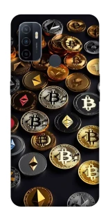 Чохол на Oppo A53 / A32 / A33 Many coins фото 1 Чохол на Oppo A53 / A32 / A33 Many coins фото 1 з 1