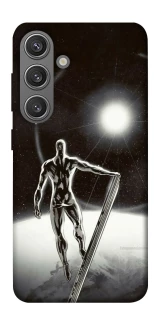 Чехол на Samsung Galaxy S24 Серебряный сёрфер фото 1 из 1