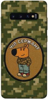 Чехол на Samsung Galaxy S10+ Чил сержант фото 1 из 1
