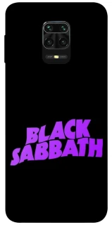 Чехол на Xiaomi Redmi Note 9s / Note 9 Pro / Note 9 Pro Max Black Sabbath logo ver.1 фото 1 из 1