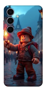 Чохол на Samsung Galaxy S25+ Roblox Fire Logo Blue Flames фото 1 з 1