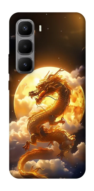 Чохол на Infinix Hot 60 Pro+ Golden Dragon фото 1 з 1