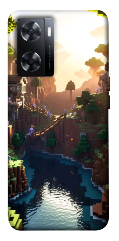 Чехол на OnePlus Nord N20 SE Minecraft sunset фото 1 из 1