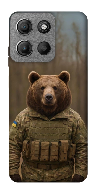 Чехол на Motorola Moto G15 Power Медведь защитник фото 1 из 1