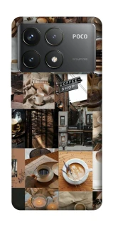 Чохол на Xiaomi Poco F6 Pro Coffee collage ver.3 фото 1 з 1