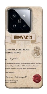 Чехол на Xiaomi 14 Pro The Hogwarts acceptance letter фото 1 из 1