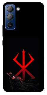 Чохол на TECNO Pop 5 LTE Berserk Red Logo фото 1 з 1