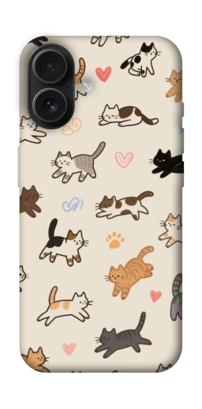 Чехол на Apple iPhone 16 Cat style ver.2 фото 1 из 1