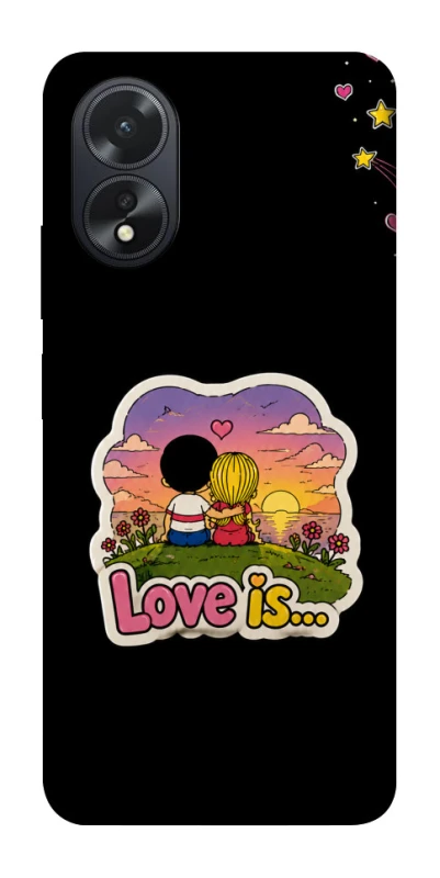 Чохол на Oppo A38 Love is ver.5 фото 1 з 1