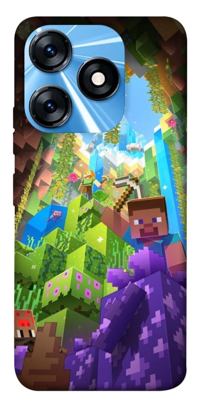 Чехол на TECNO Spark 10 Minecraft forever фото 1 из 1