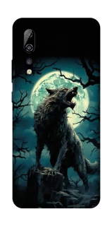 Чохол на ZTE Axon 10 Pro Вовк під місяцем фото 1 з 1