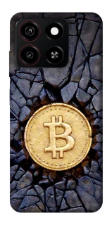 Чохол на ZTE Blade A35 4G Bitcoin cracks фото 1 з 1