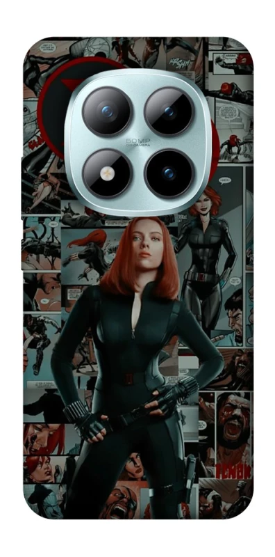 Чехол на Xiaomi Redmi Note 15 Pro+ 5G Black Widow фото 1 из 1