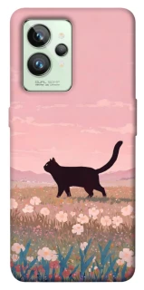 Чохол на Realme GT2 cat on a field фото 1 з 1