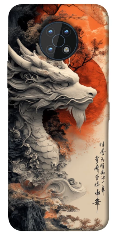 Чехол на Nokia G50 white dragon фото 1 из 1