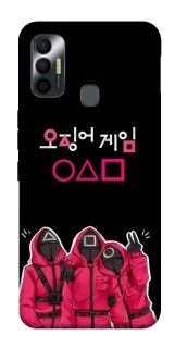 Чохол на TECNO Spark 7 squid game v5 фото 1 Чохол на TECNO Spark 7 squid game v5 фото 1 з 1