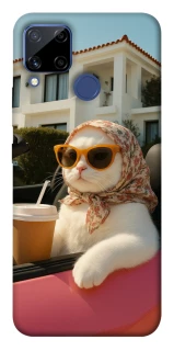 Чехол на Realme C15 Stylish Cat Cruise фото 1 из 1