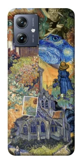 Чехол на Motorola Moto G54 Van Gogh collage фото 1 из 1