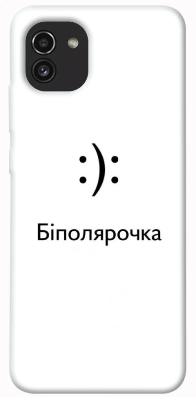 Чохол на Samsung Galaxy A03 Біполярочка фото 1 з 1